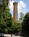 1447_3632 Der 64 m hohe Turm der Wasserwerke in Rothenburgsort ist das Wahrzeichen des Stadtteils. Der Wasserturm wurde 1848 nach Plnen von Alexis de Chateauneuf errichtet.