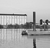 hafenromantik in der abendsonne