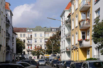 8011 Etagenhuser im Generalsviertel - Grnderzeit Architektur Gneisenaustrasse Hoheluft West.