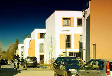 0042 Neubauwohnungen auf dem Gelnde vom Krankenhaus Ochsenzoll /  Asklepios Klinik Nord-Ochsenzoll in Hamburg Langenhorn.
