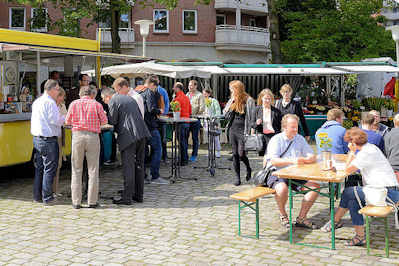 5479 Wochenmarkt auf dem Groneumarkt in der Hamburger Neustadt.