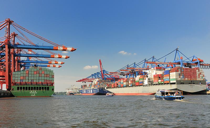 0995 Containerschiffe Im Containerhafen Hamburg Waltershofer Hafenbecken Containerhafen Hamburg Containerschiffe Im Hamburger Hafen Bild 2 Bildarchiv Hamburg Christoph U Bellin