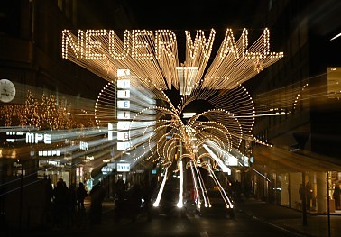 04_22752 - Weihnachten in Hamburg, Lichtspiel am Neuen Wall. 