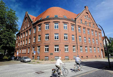 6277 Gebäude des ehem. Polizeikommissariats 45 - Noldekestrasse - Hamburg Wilstorf.